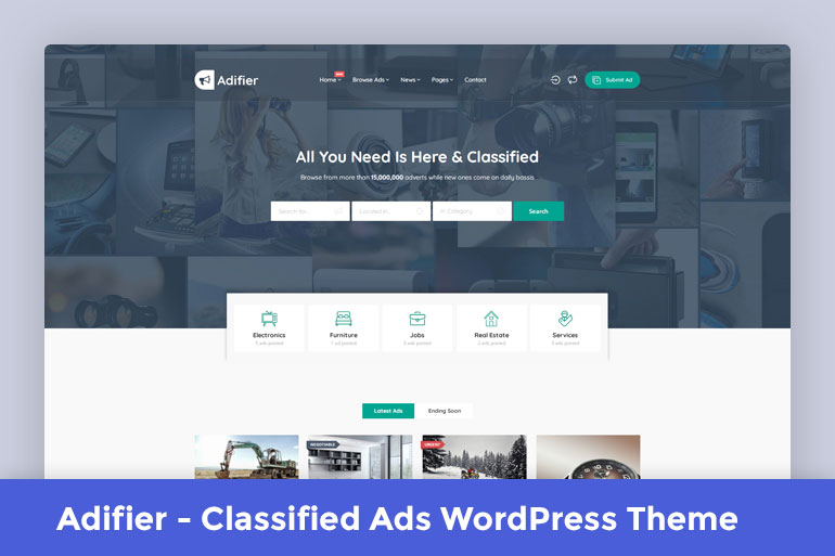 Adifier - Classified Ads WordPress Theme