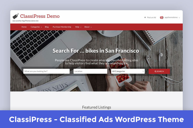ClassiPress - Classified WordPress Theme