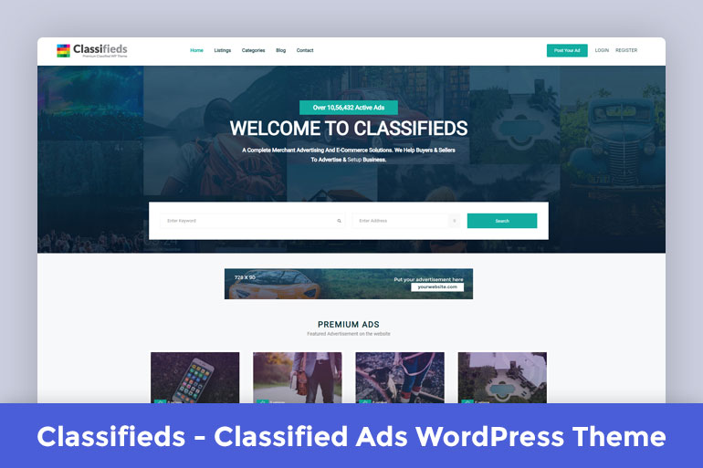 Classifieds - Classified Ads WordPress Theme