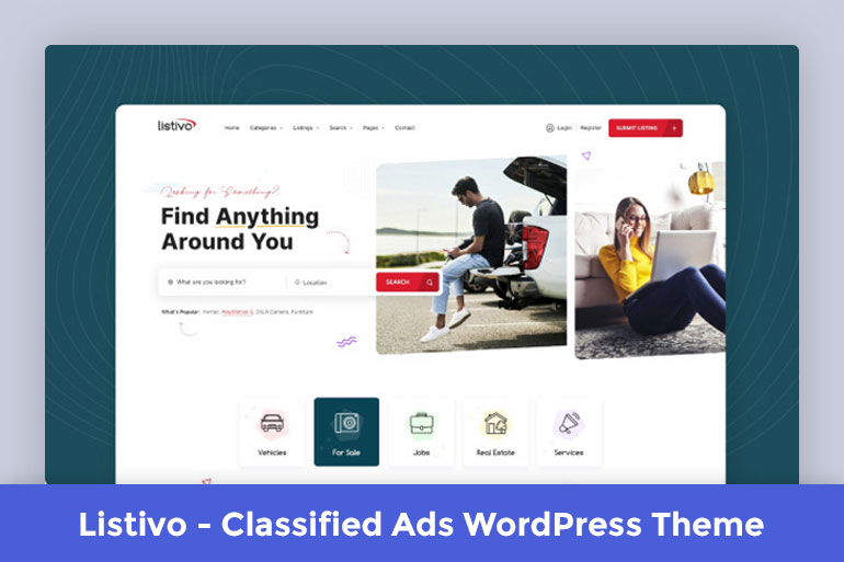 Listivo - Classified Ads & Directory Listing WordPress Theme